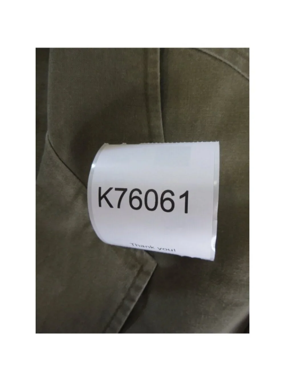 VGT LL Bean Sport Coat 38 Olive Blazer Jacket Safari Utility Canvas